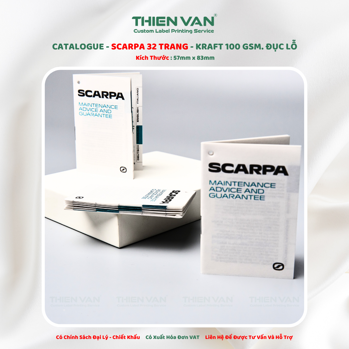 Catologue SCARPA A5 - 57mm x 83mm 32 Trang - Ảnh 2