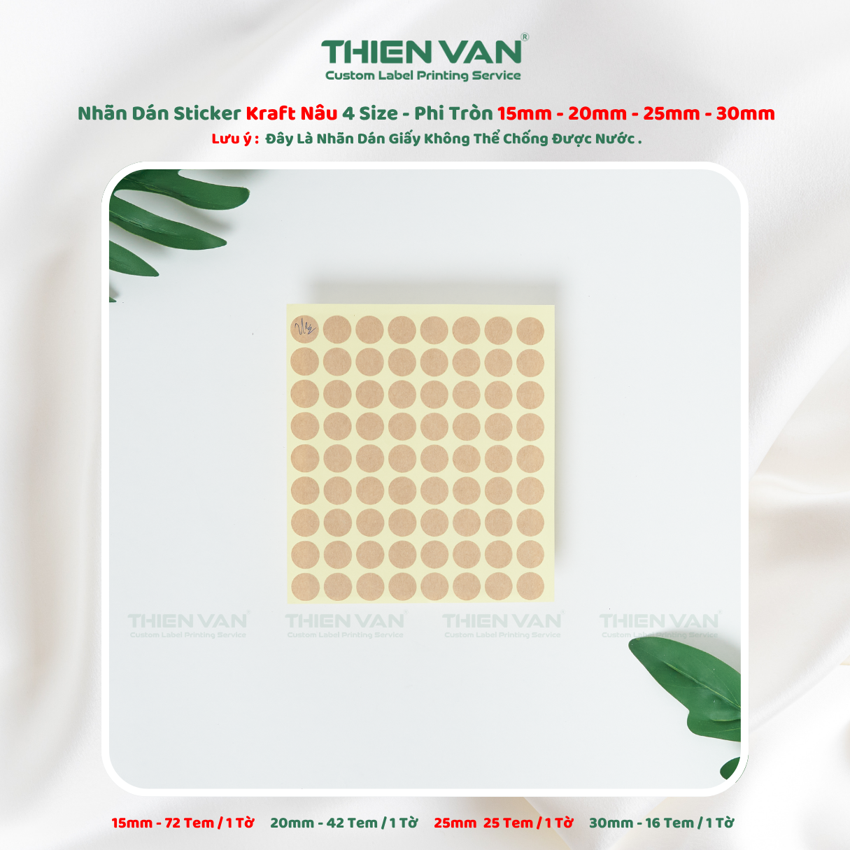 Decal Kraft dán lỗi nhiều kích thước - Ảnh 6