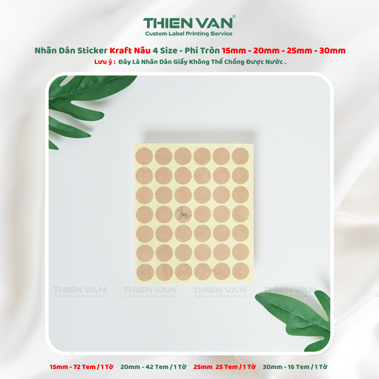 Decal Kraft dán lỗi nhiều kích thước - Ảnh 7
