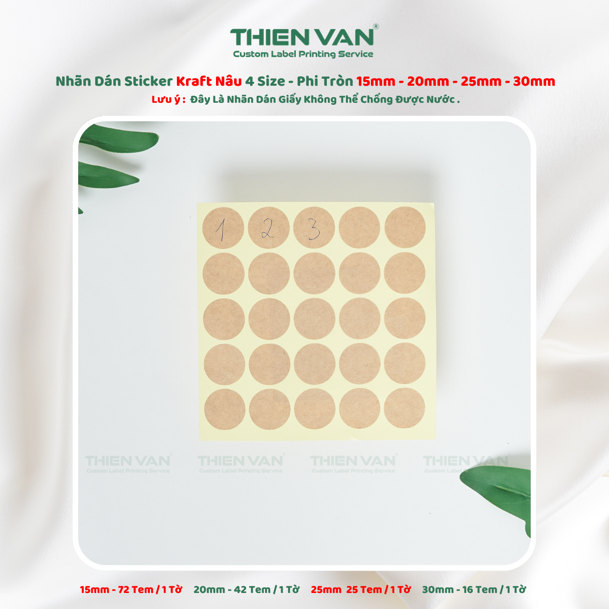 Decal Kraft dán lỗi nhiều kích thước - Ảnh 8