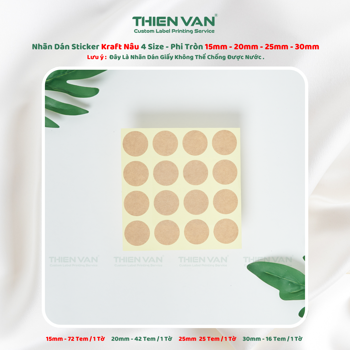 Decal Kraft dán lỗi nhiều kích thước - Ảnh 9