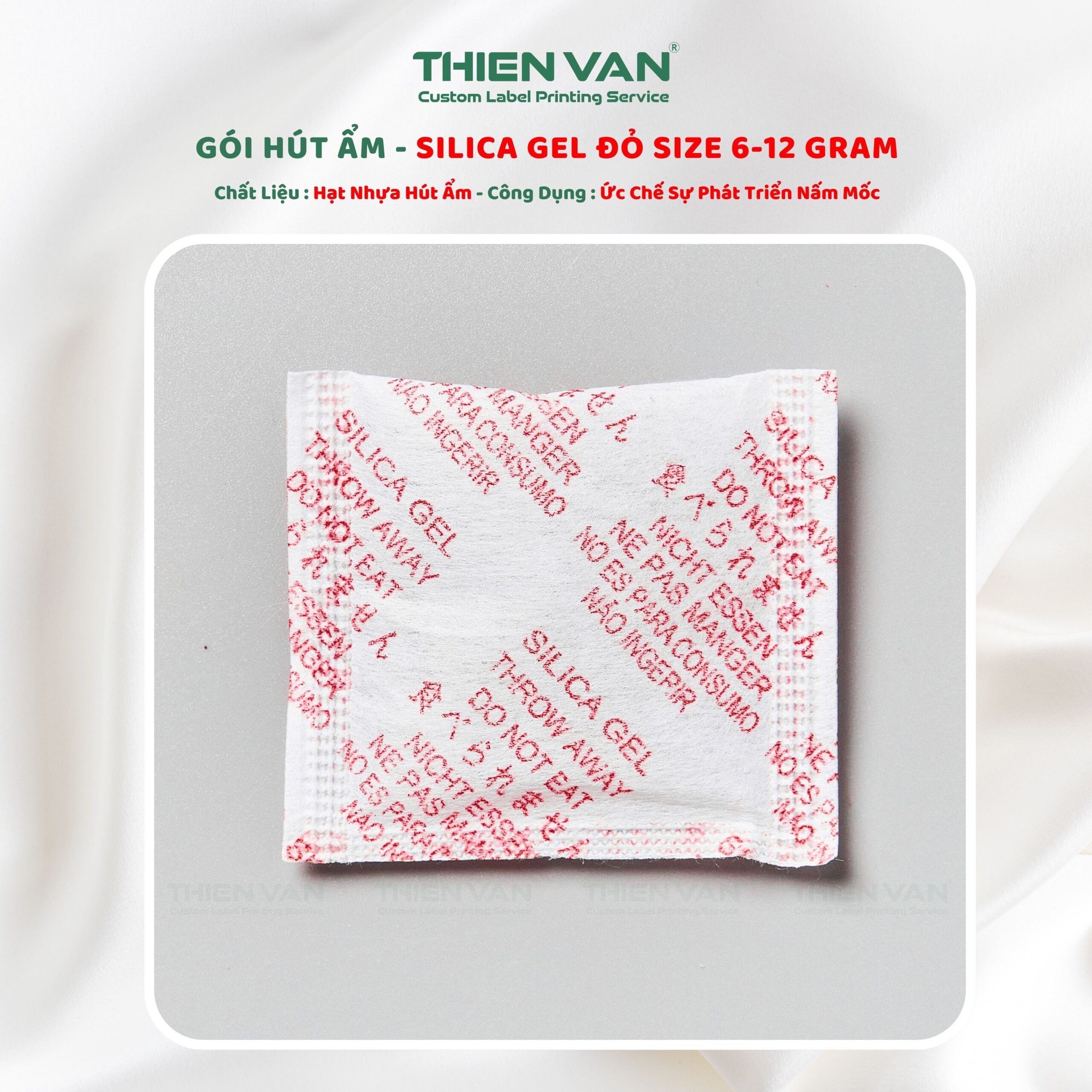 Gói Hút Ẩm Silica Gel 6 - 12G - Ảnh 5