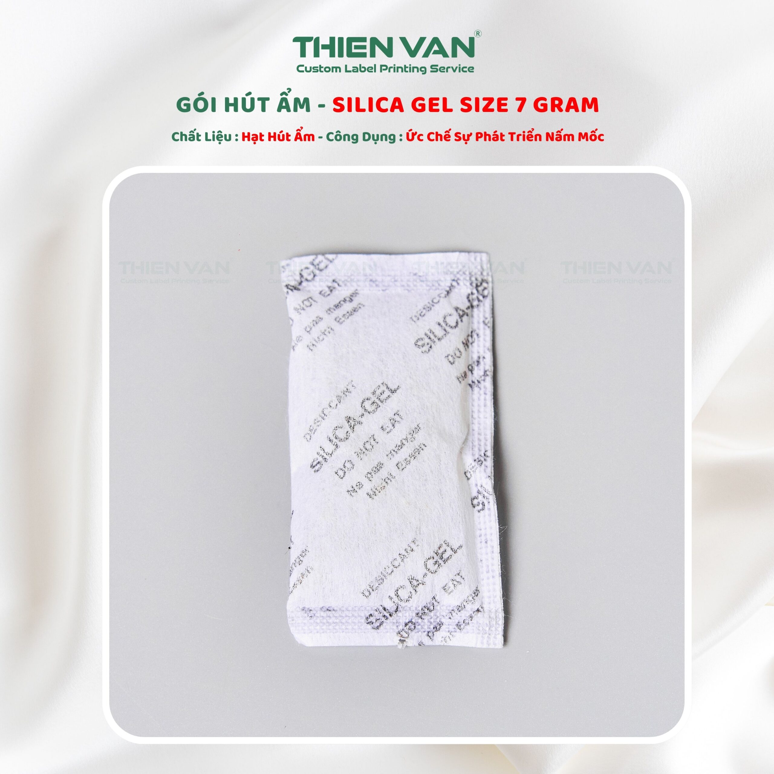 Gói hút ẩm SILICA GEL 7G - Ảnh 4