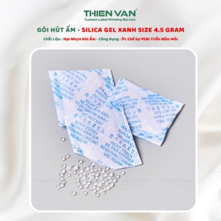 Gói Hút Ẩm Silica Gel Xanh 4.5G