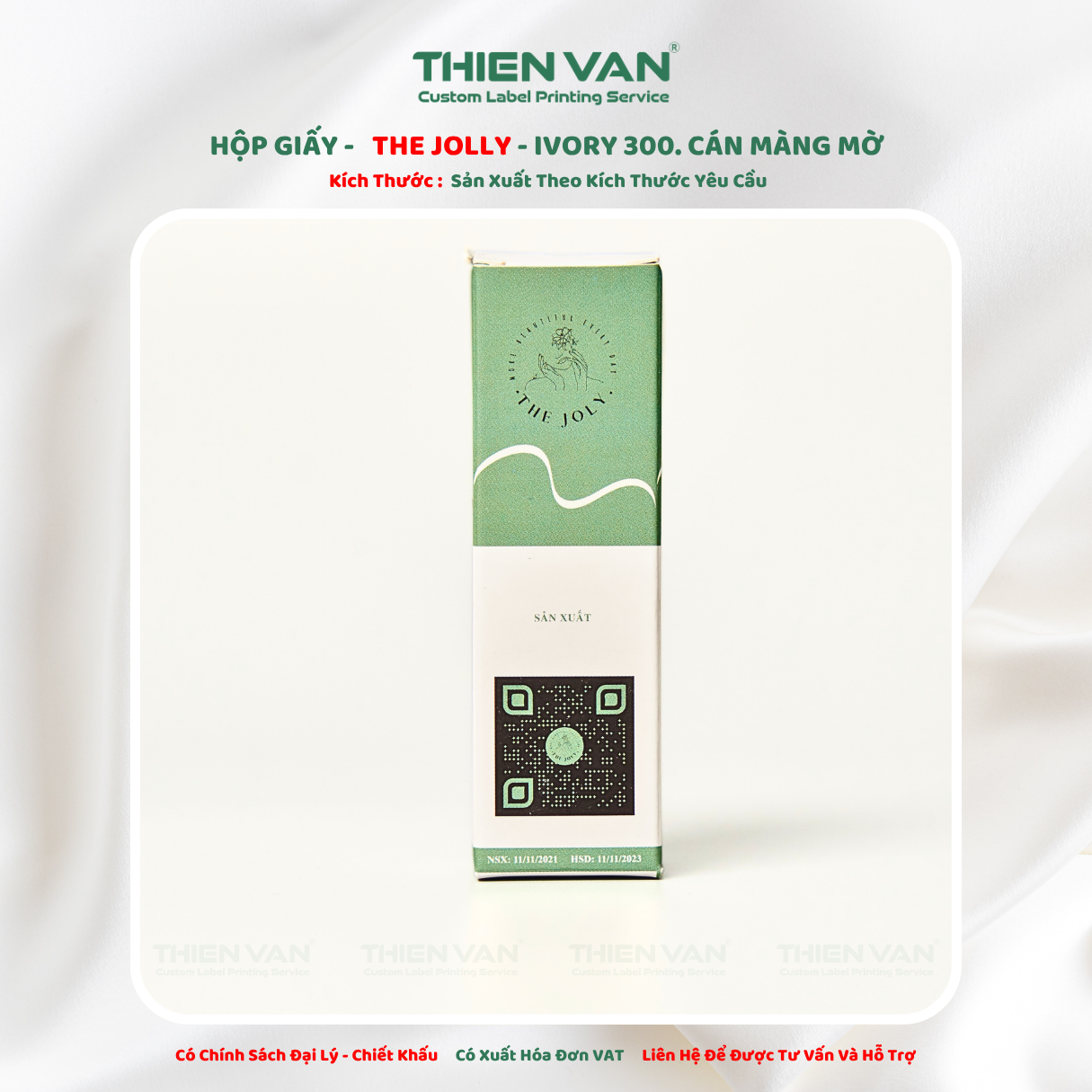Hộp giấy THE JOLY 110mm x 40mm x 40mm - Ảnh 2