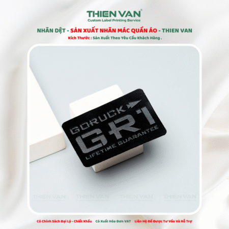Nhãn dệt 70mm x 50mm
