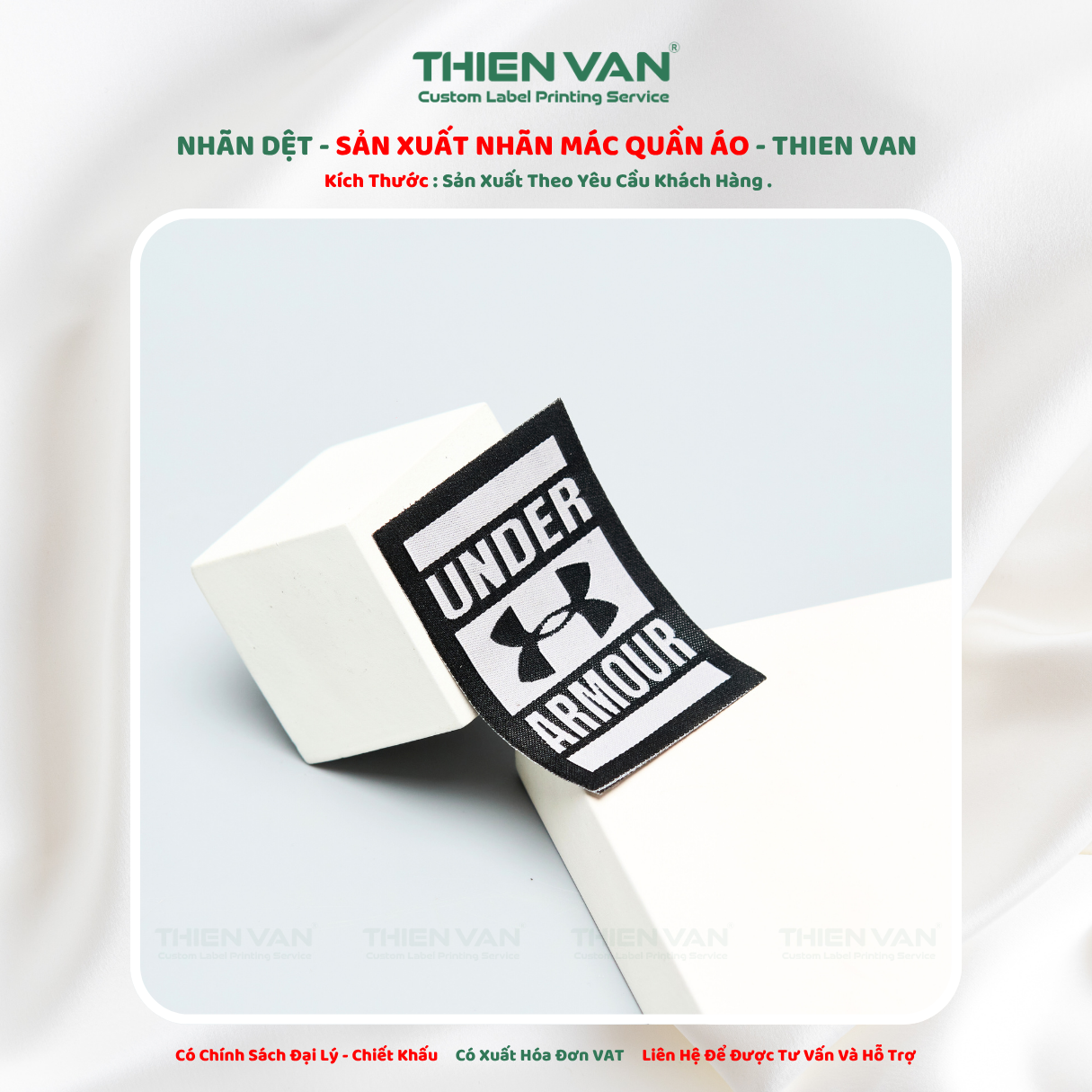 Nhãn dệt 55mm x 75mm - Ảnh 5