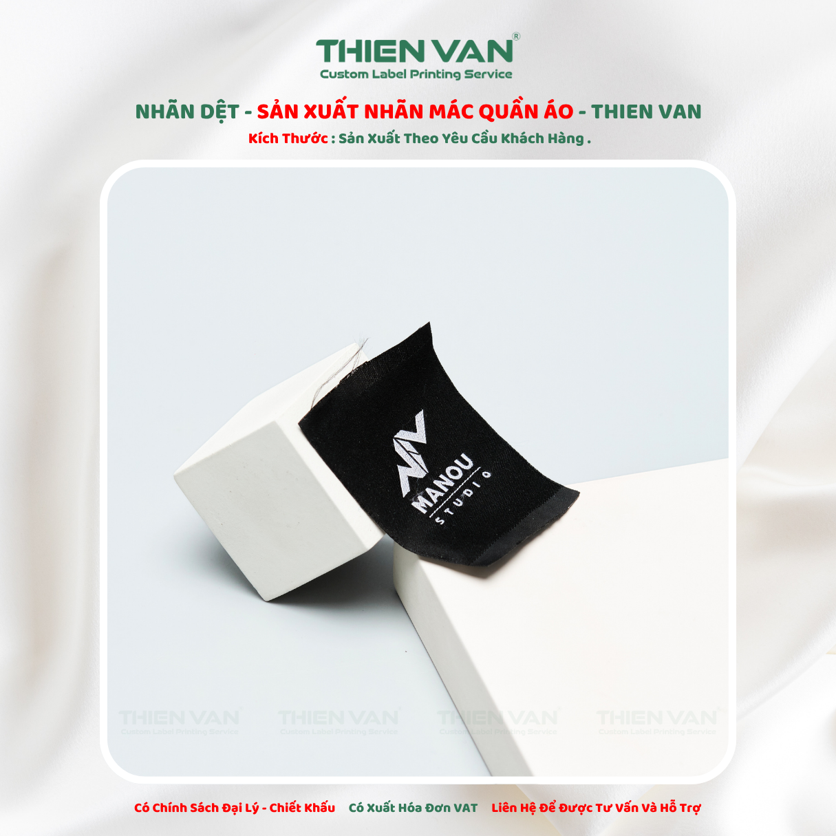 Nhãn dệt 55mm x 75mm - Ảnh 3