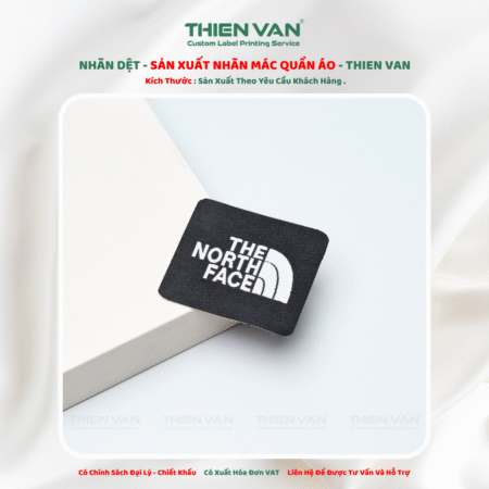 Nhãn dệt 50mm x 45mm