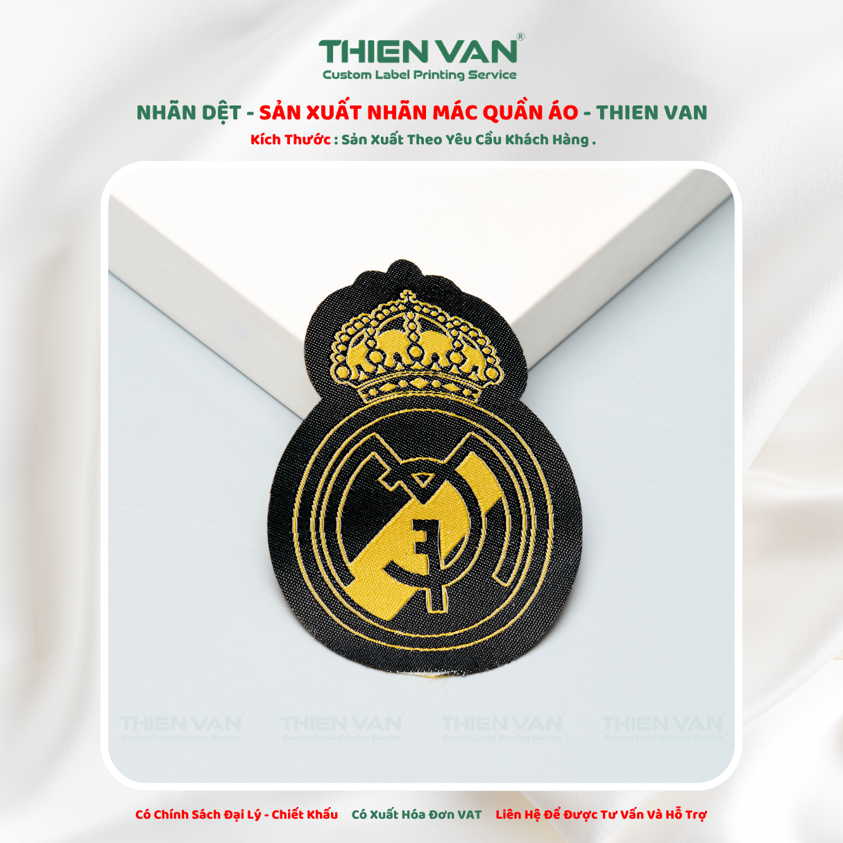 Nhãn dệt phi 60mm - Ảnh 4