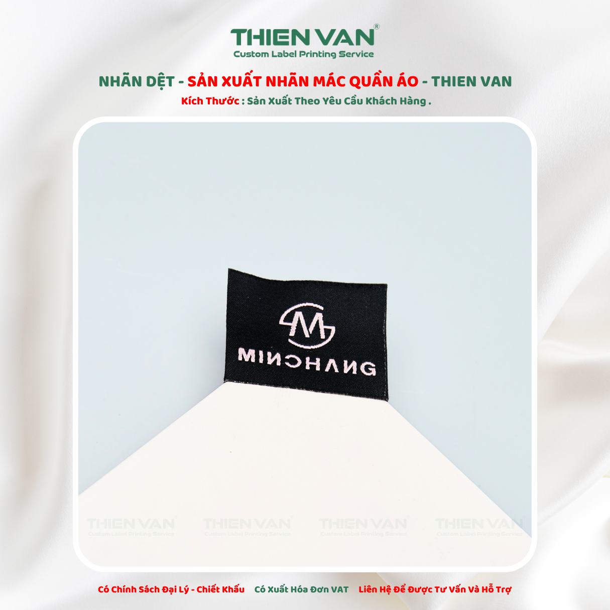 Nhãn dệt 35mm x 45mm - Ảnh 4