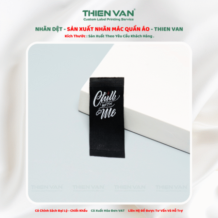 Nhãn dệt 30mm x 85mm
