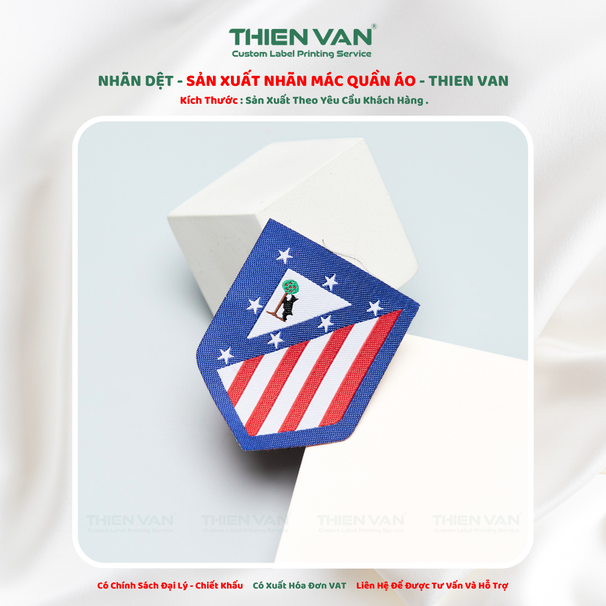 Nhãn dệt phi 50mm - Ảnh 4
