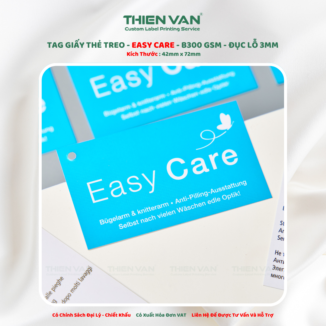 Tag Giấy EASY CARE