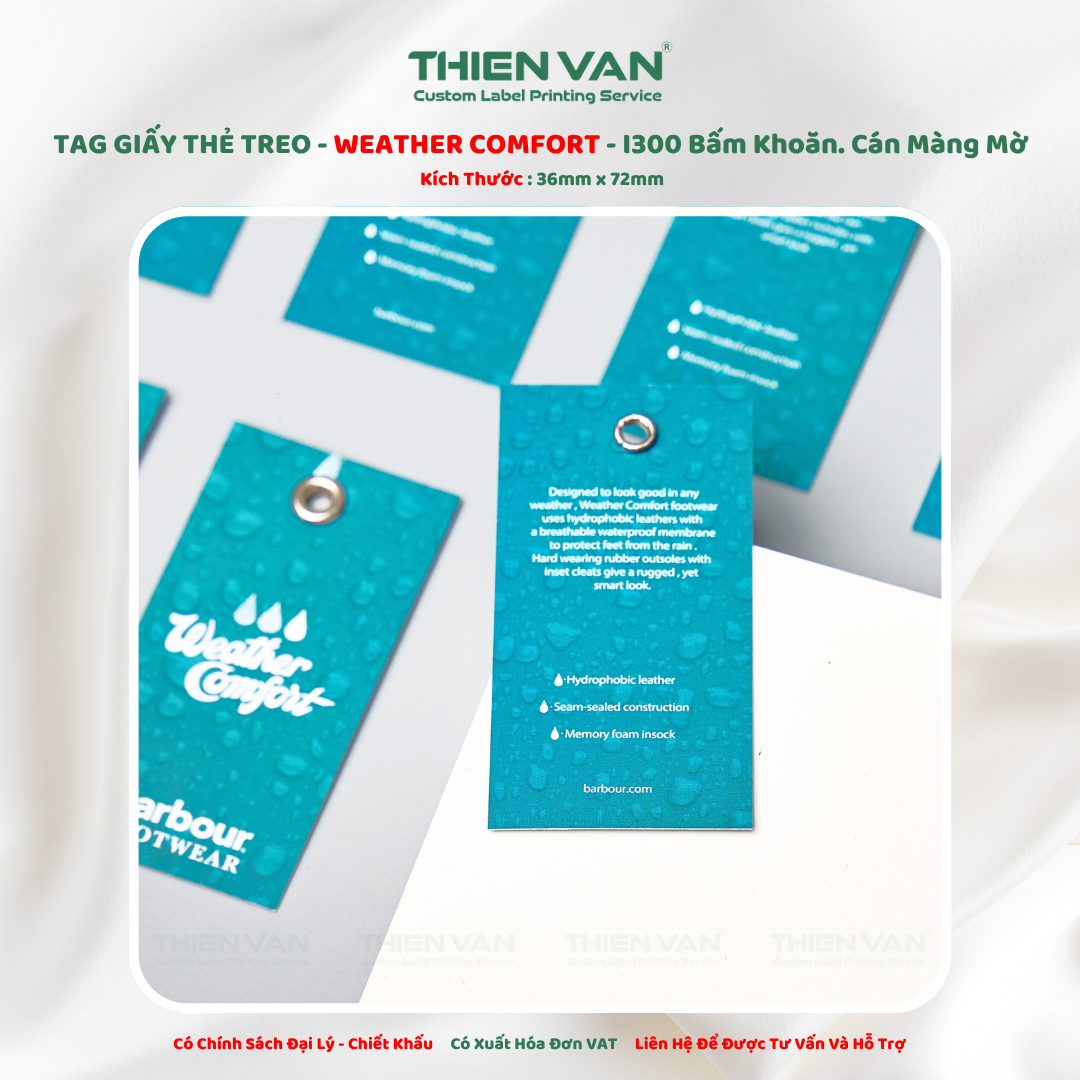 Tag Giấy WEATHER COMFORT - Ảnh 3