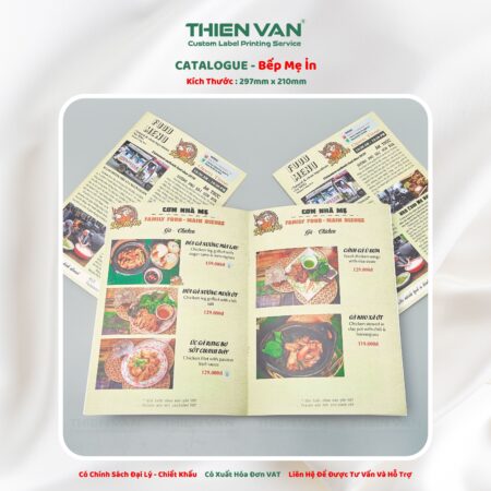 Catologue Bếp Mẹ Ỉn 297mm x 210mm 18 Trang