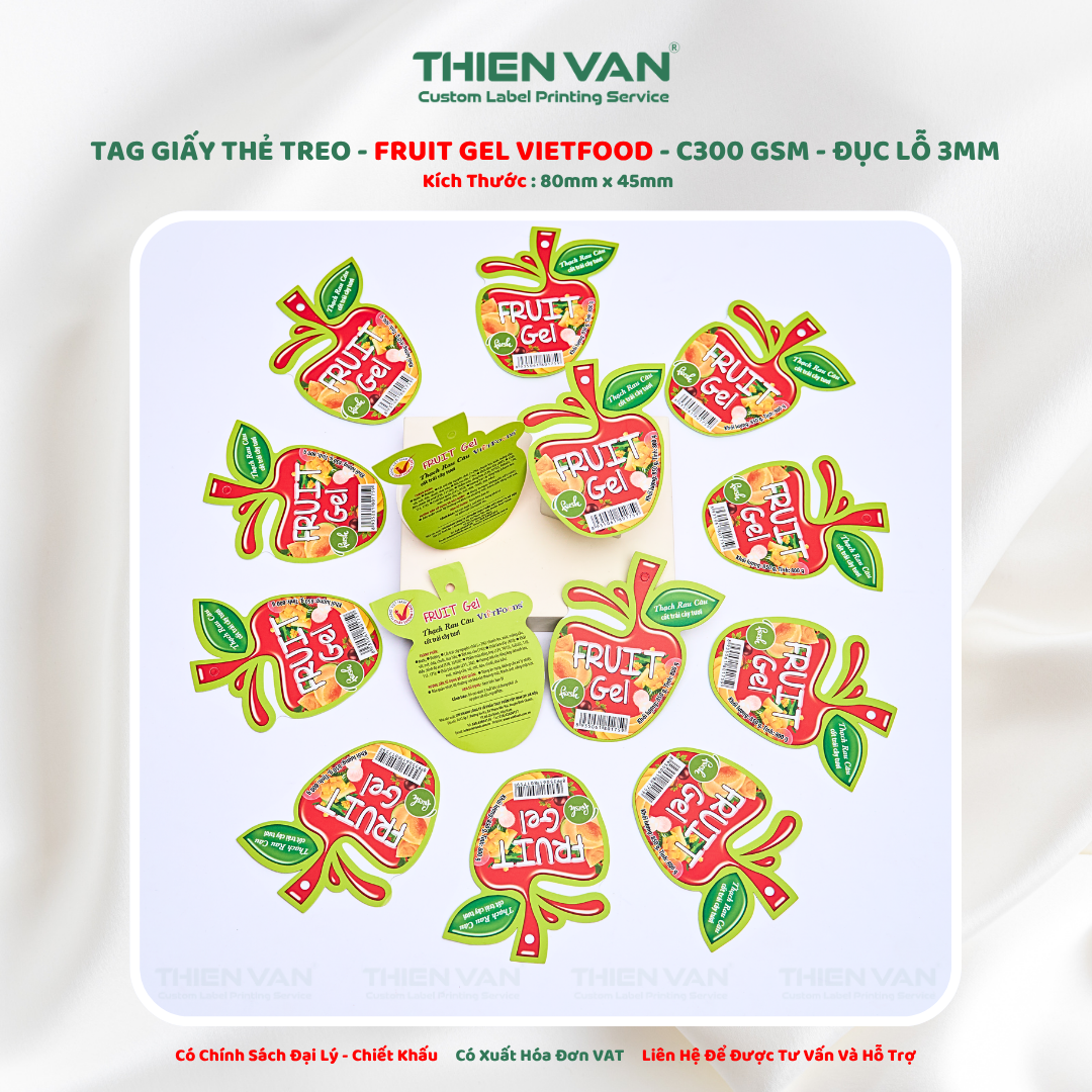 Tag Giấy FRUIT GEL