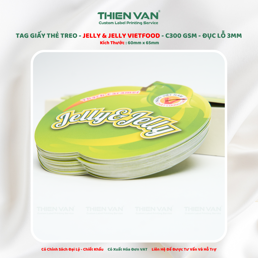 Tag Giấy - Thẻ Treo JELLY & JELLY - Ảnh 2