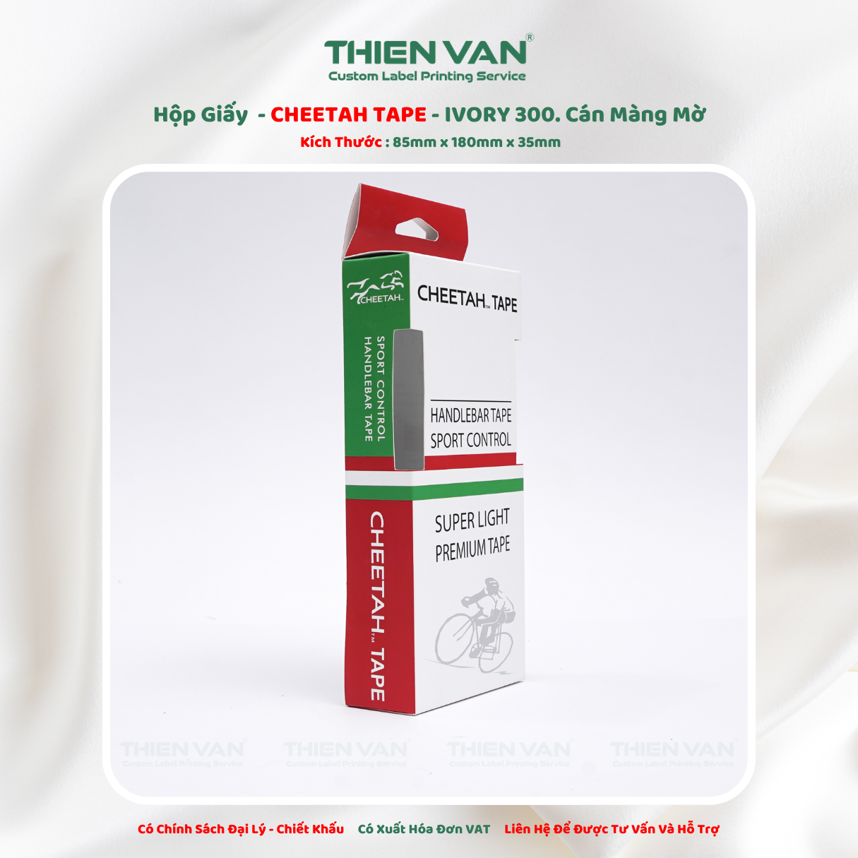 Hộp Giấy - CHEETAH TAPE - 85mm x 180mm x 35mm
