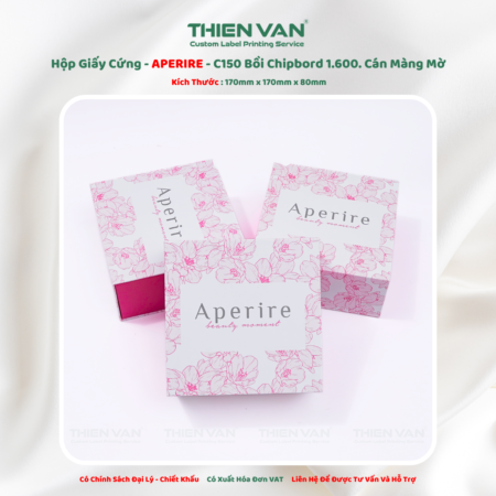 Hộp Giấy Cứng - APERICE - 170mm x 170mm x 80mm