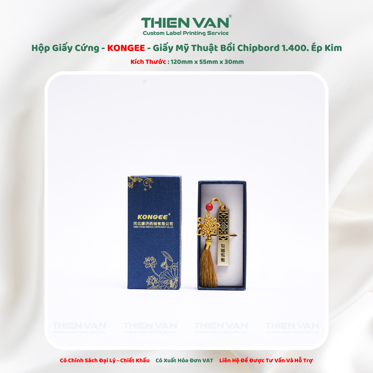 Hộp Giấy Cứng - KONGEE - Kích Thước Theo Yêu Cầu