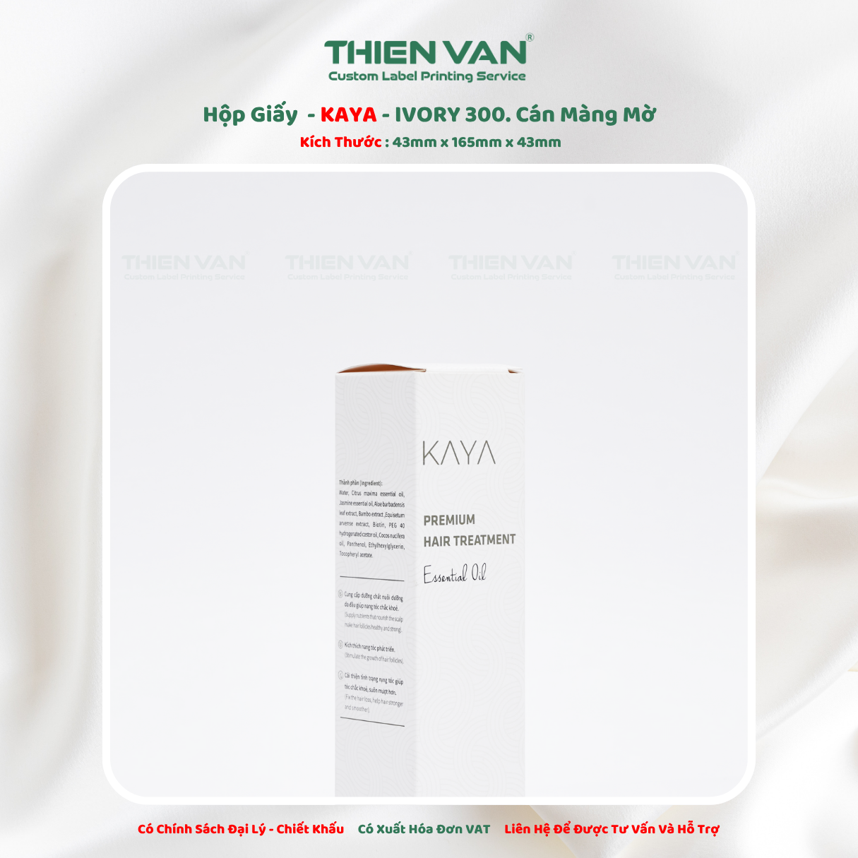 Hộp Giấy - KAYA - 110mm x 80mm x 45mm - Ảnh 2