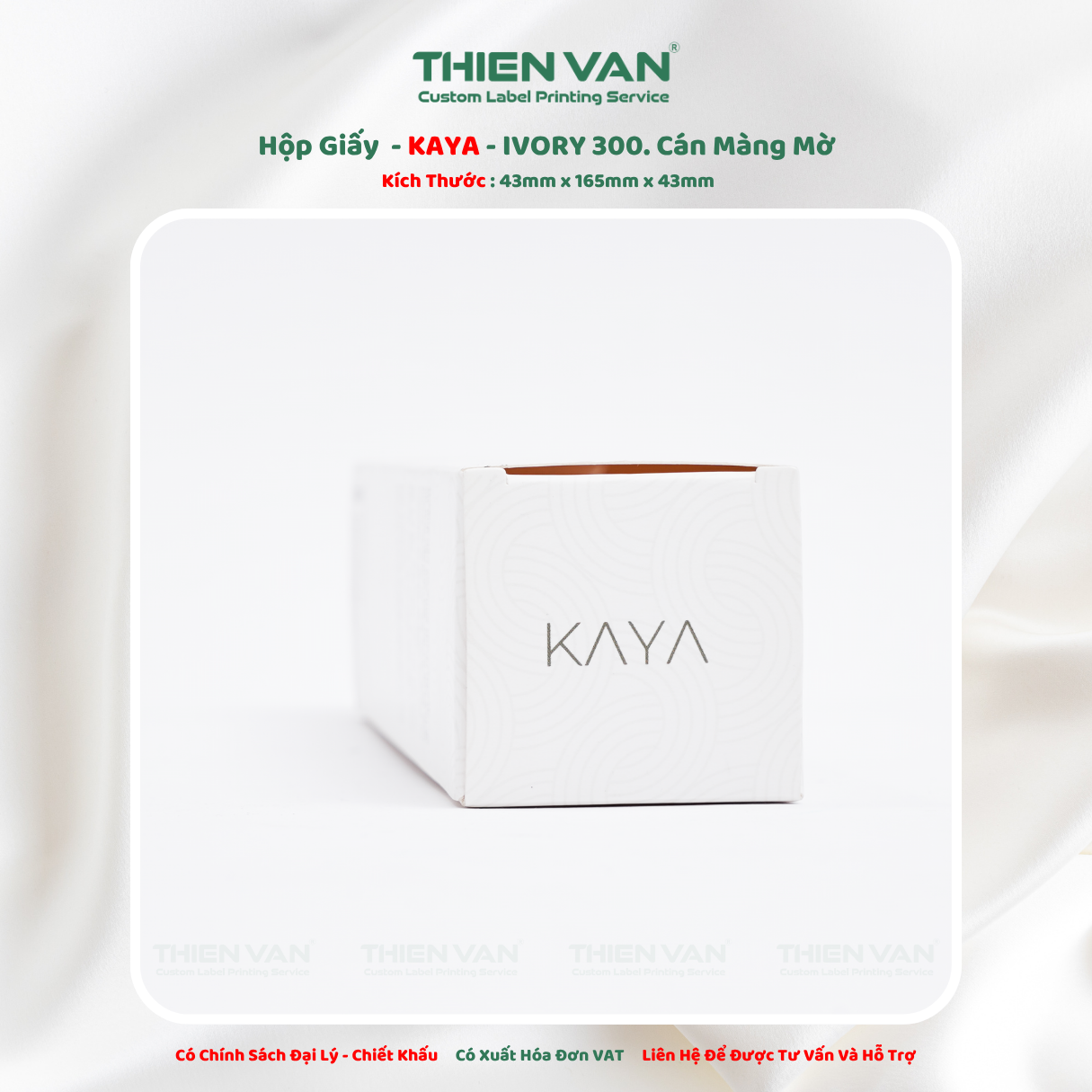 Hộp Giấy - KAYA - 110mm x 80mm x 45mm - Ảnh 4
