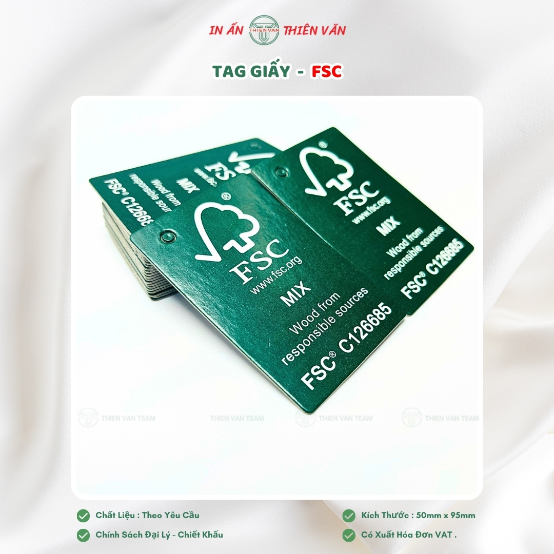 Tag Giấy - Thẻ Treo FSC - Ảnh 3