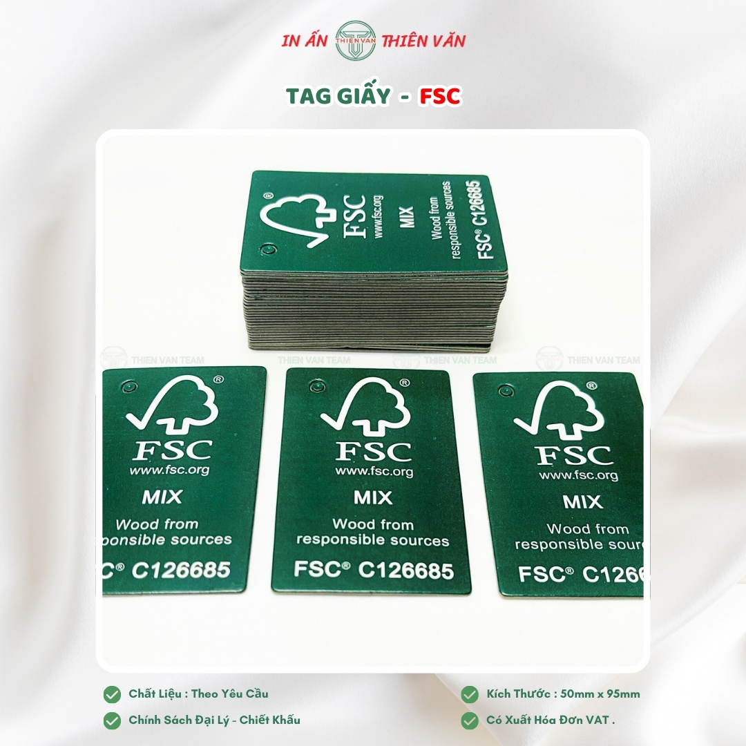 Tag Giấy - Thẻ Treo FSC - Ảnh 2